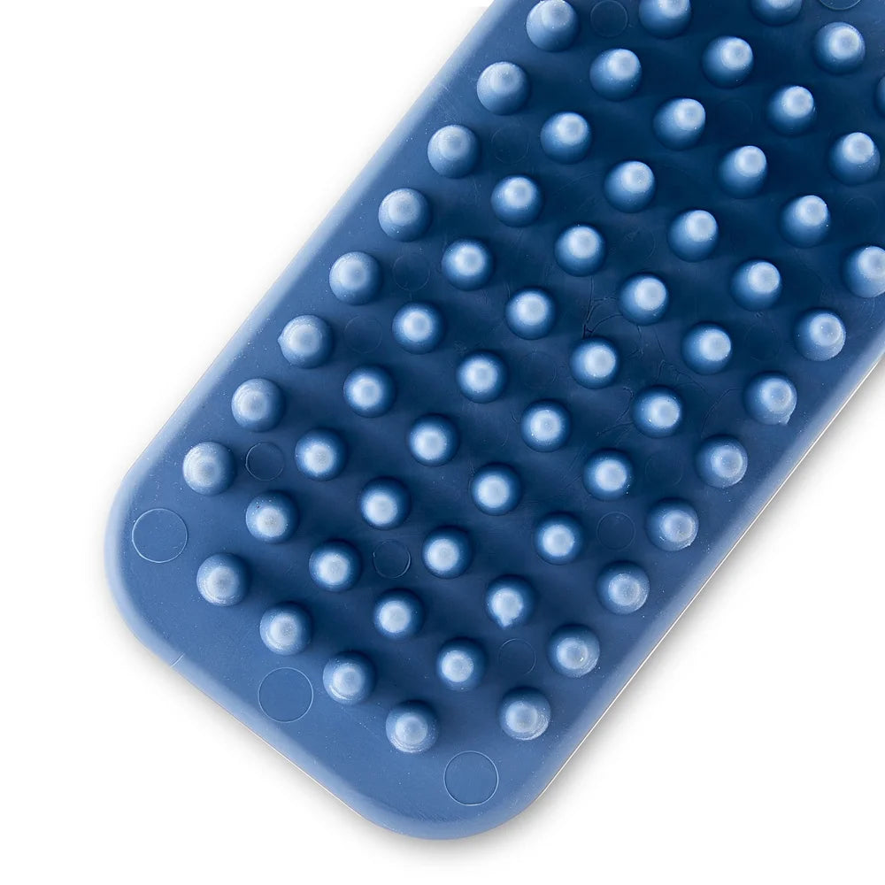 Single Sided TPR Dog Curry Brush Washing Shampooing Massaging Pet Grooming Tool with Ergonomic Design All Coat Types