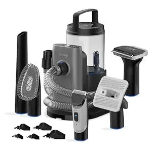 Professional Pet Grooming Vacuum Kit - Cat & Dog Grooming Kit for Easy Pet Care at Home, Quiet & Safe Dog Hair Remover Machine w